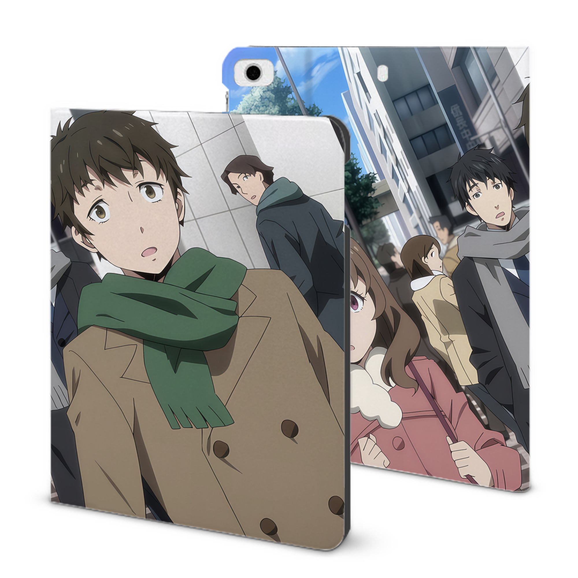 （画像用） 転スラ Regarding Reincarnated to Slime IPad ケース ブック型 PUレザー TPU 耐衝撃 軽量 薄型 ペン収納なし 全面保護 IPad 各モデル対応